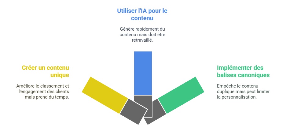 Les clés pour éviter le contenu dupliqué sur les fiches produits
