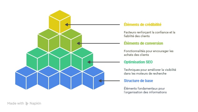 Les éléments importants d'une fiche produit