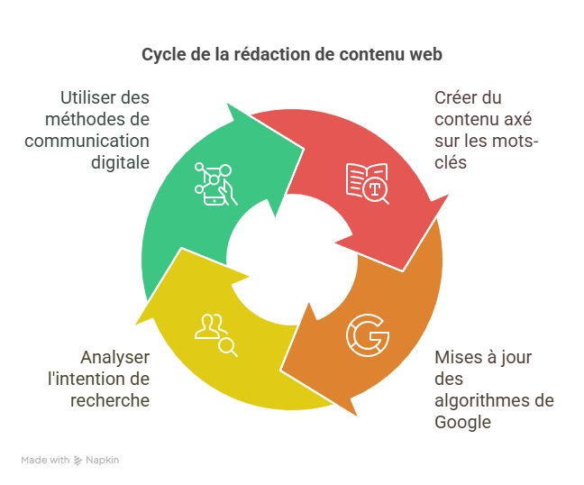 Le cycle de la rédaction de contenus web